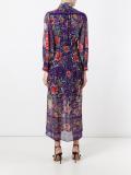 printed v-neck dress