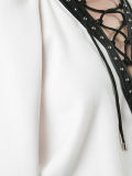 lace-up blouse