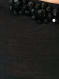 embellished neck jumper