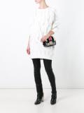 fur detail crossbody bag 