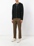 zipped hoodie