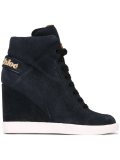 wedge hi-top sneakers