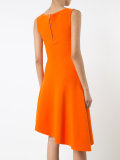 asymmetric flared dress 