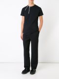 zip collar T-shirt 