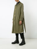 button up raincoat 