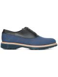 leather trim derby shoes