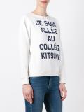 quote print sweatshirt