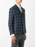 checked blazer