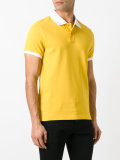 contrast trim polo shirt