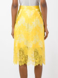 belted lace skirt