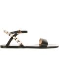 embellished flat sandals