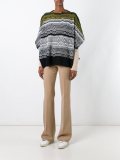 zig zag knit poncho 