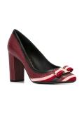 stripe detail pumps 