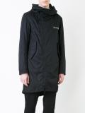 hooded zipped coat