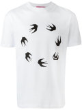 swallow print T-shirt