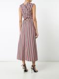 Wide Stripe Bow Front绑带连衣裙