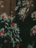 半透明花卉印花衬衫