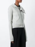 off-centre zip hoodie