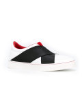 cross panel sneakers