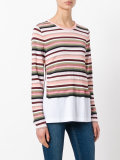 layered stripe jumper 