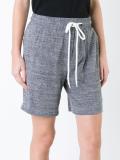 slub jersey athletic shorts