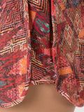 abstract print shorts