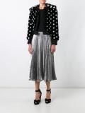 faux fur dotted jacket 