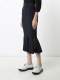 net detailing pencil skirt