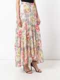 long floral patterned skirt