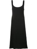open back mid dress