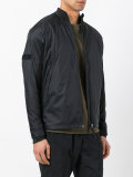 zipped windbreaker jacket