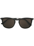 metallic Web curved sunglasses