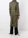wrap detail trench coat
