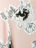 floral pleated skirt