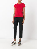scarf print T-shirt