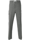 drawstring tailored trousers 