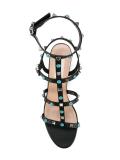 Valentino Garavani Rockstud Rolling block heel sandals
