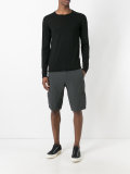 Open seam sweater 