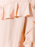 boat neck flared dress
