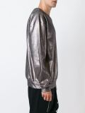 oversized foil sweatshirt