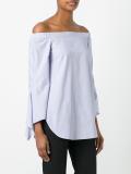 off-the-shoulder blouse