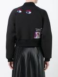 multi-patch bomber jacket