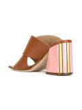 crossed strap sandals
