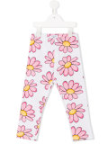 daisy print leggings