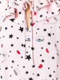 stars print shift dress