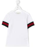 Web cuff T-shirt