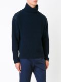 ribbed high neck jumper