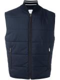zipped padded vest