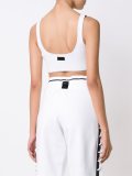 lace-up cropped top