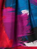wrap pleated dress